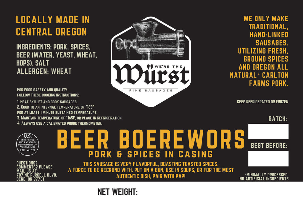 Sausages | We're The Wurst