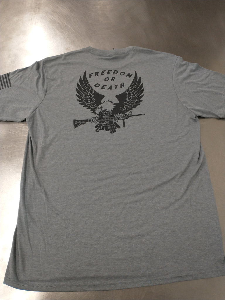Grey Freedom or Death Shirt